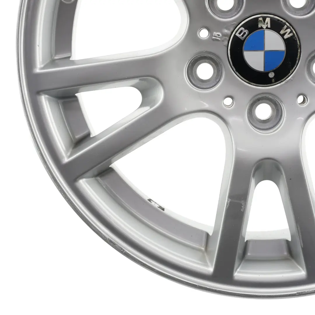 Alloy Wheel Rim 17" Double Spoke 148 ET:46 8J to BMW X3 E83 Silver with Part number 3412060 BMW X3 E83 Silver Alloy Wheel Rim 17" Double Spoke 148 ET:46 8J - SKU 3412060-3 - Part number 3412060