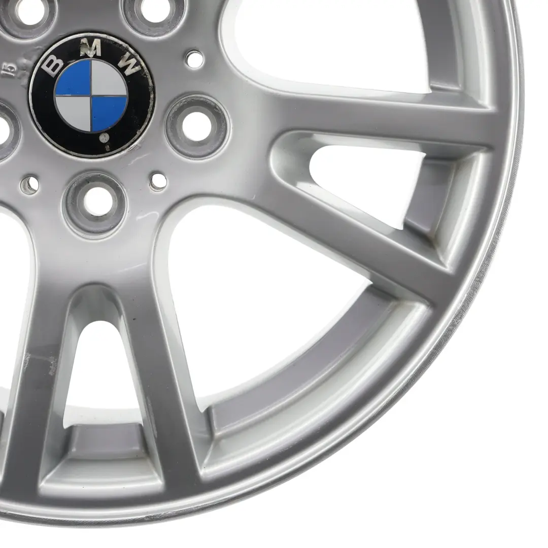 Alloy Wheel Rim 17" Double Spoke 148 ET:46 8J to BMW X3 E83 Silver with Part number 3412060 BMW X3 E83 Silver Alloy Wheel Rim 17" Double Spoke 148 ET:46 8J - SKU 3412060-3 - Part number 3412060