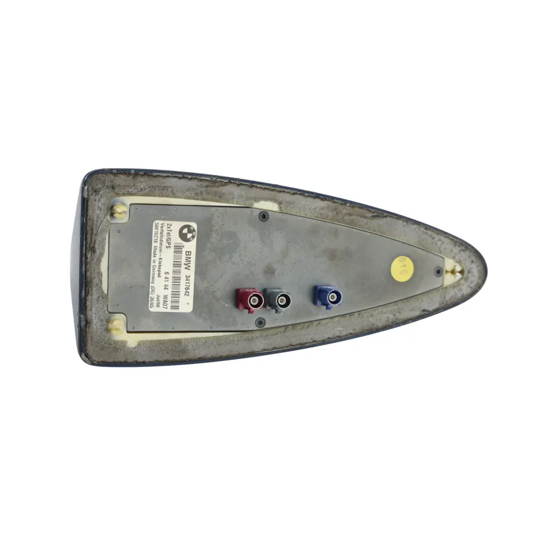 BMW X3 E83 Antena Aleta Tiburón Techo Azul Místico Metálico A07 - SKU 3417642-MYS - Número de pieza 3417642