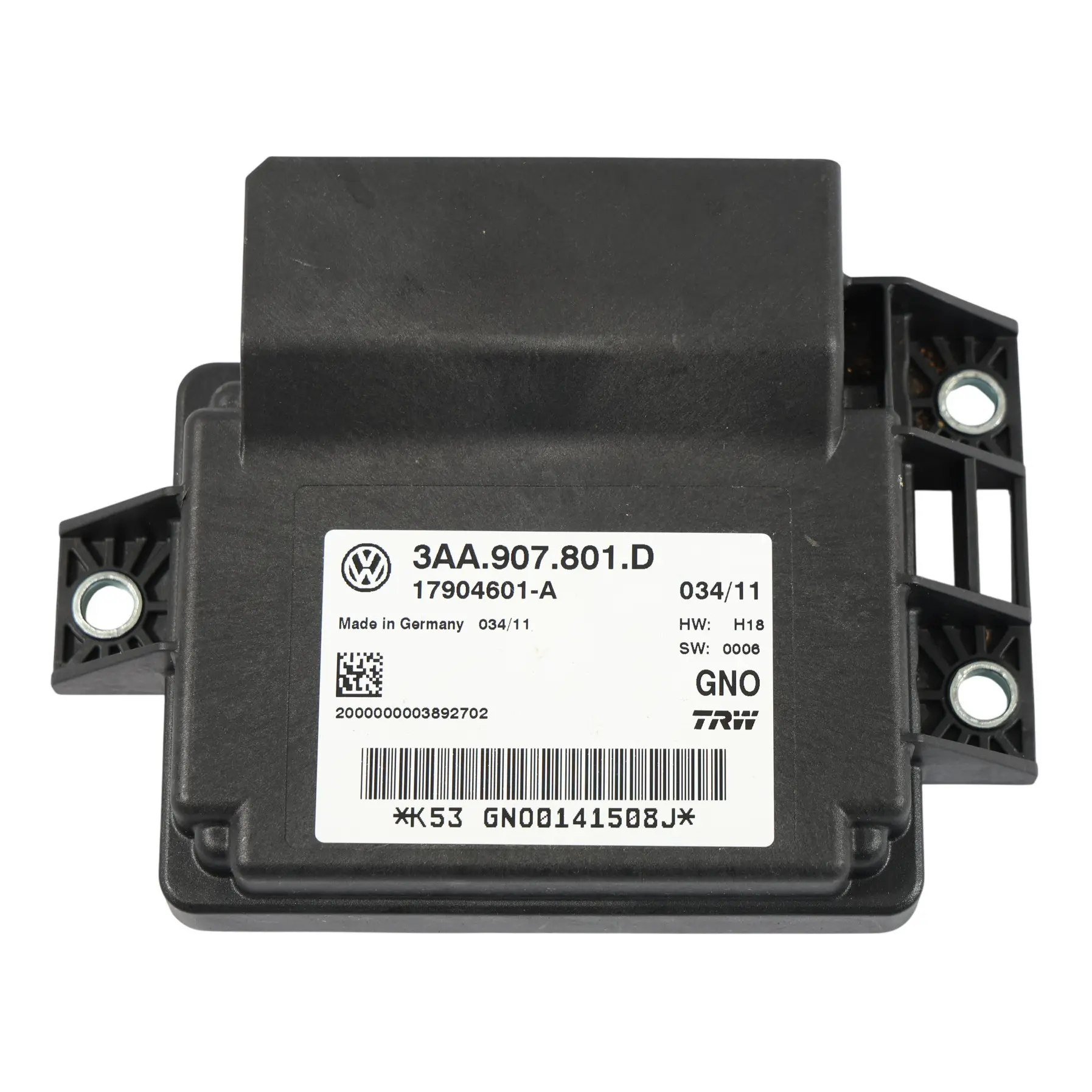 Volkswagen VW Sharan 7N Parkbremse Handbremse Modul Steuergerät 3AA907801J