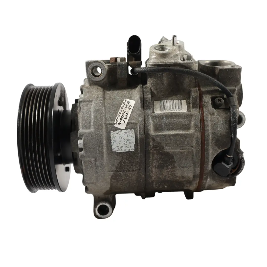 7L Klimakompressor Pumpe 3.2 Benzin für Volkswagen Touareg mit Teilenummer 3B0820803C Volkswagen Touareg 7L Klimakompressor Pumpe 3.2 Benzin - SKU 3B0820803C - Teilenummer 3B0820803C