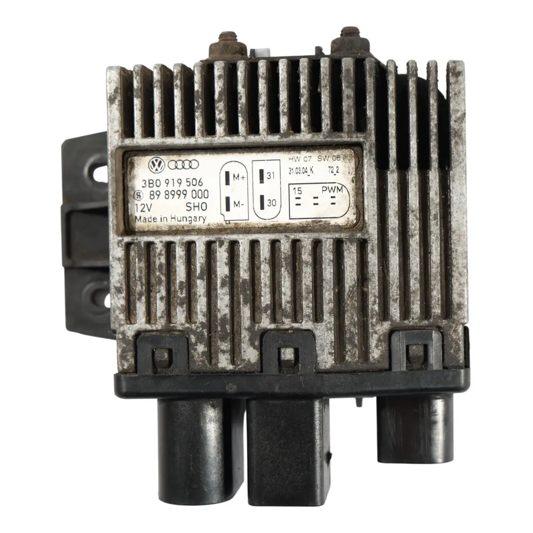 Module Relais Ventilateur pour Volkswagen VW Transporter T5 à propos du numéro de pièce 3B0919506 Volkswagen VW Transporter T5 Module Relais Ventilateur - SKU 3B0919506 - Numéro de pièce 3B0919506