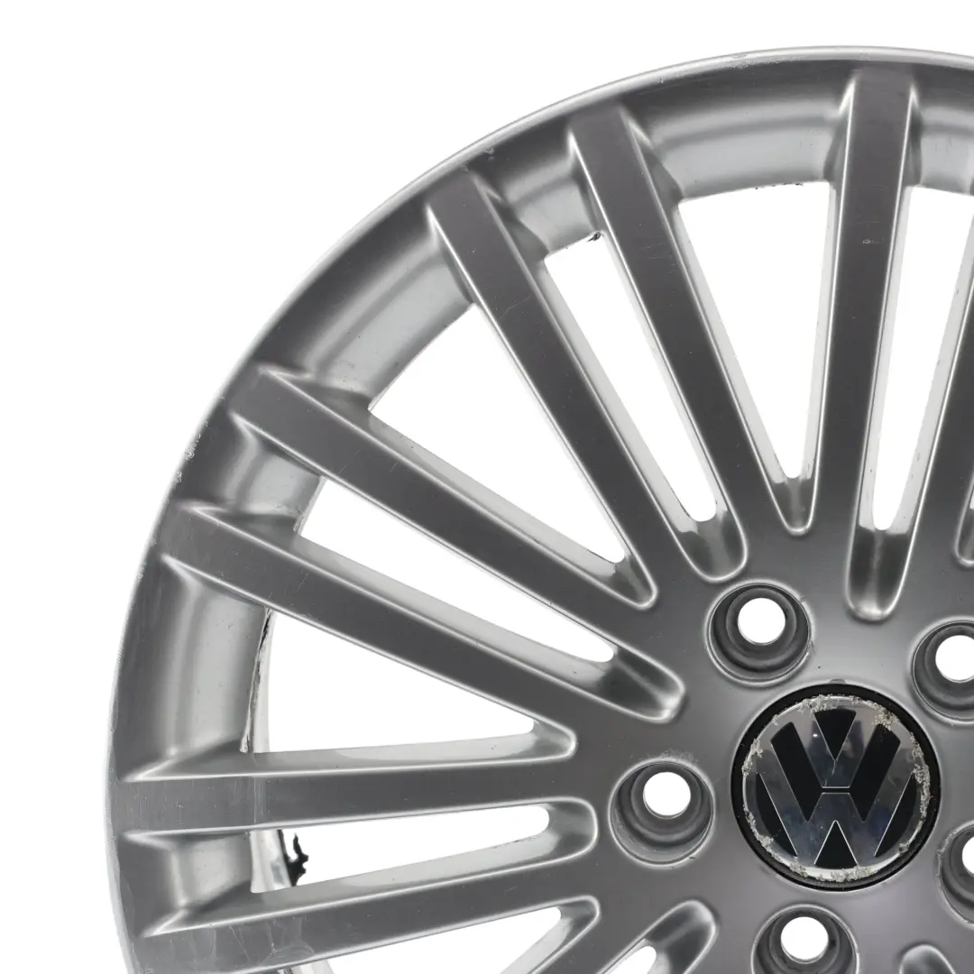 Volkswagen EOS 1F Alloy Wheel Rim Silver 17" 7.5J ET47 5x112 - SKU 3C0601025D-4 - Part number 3C0601025D
