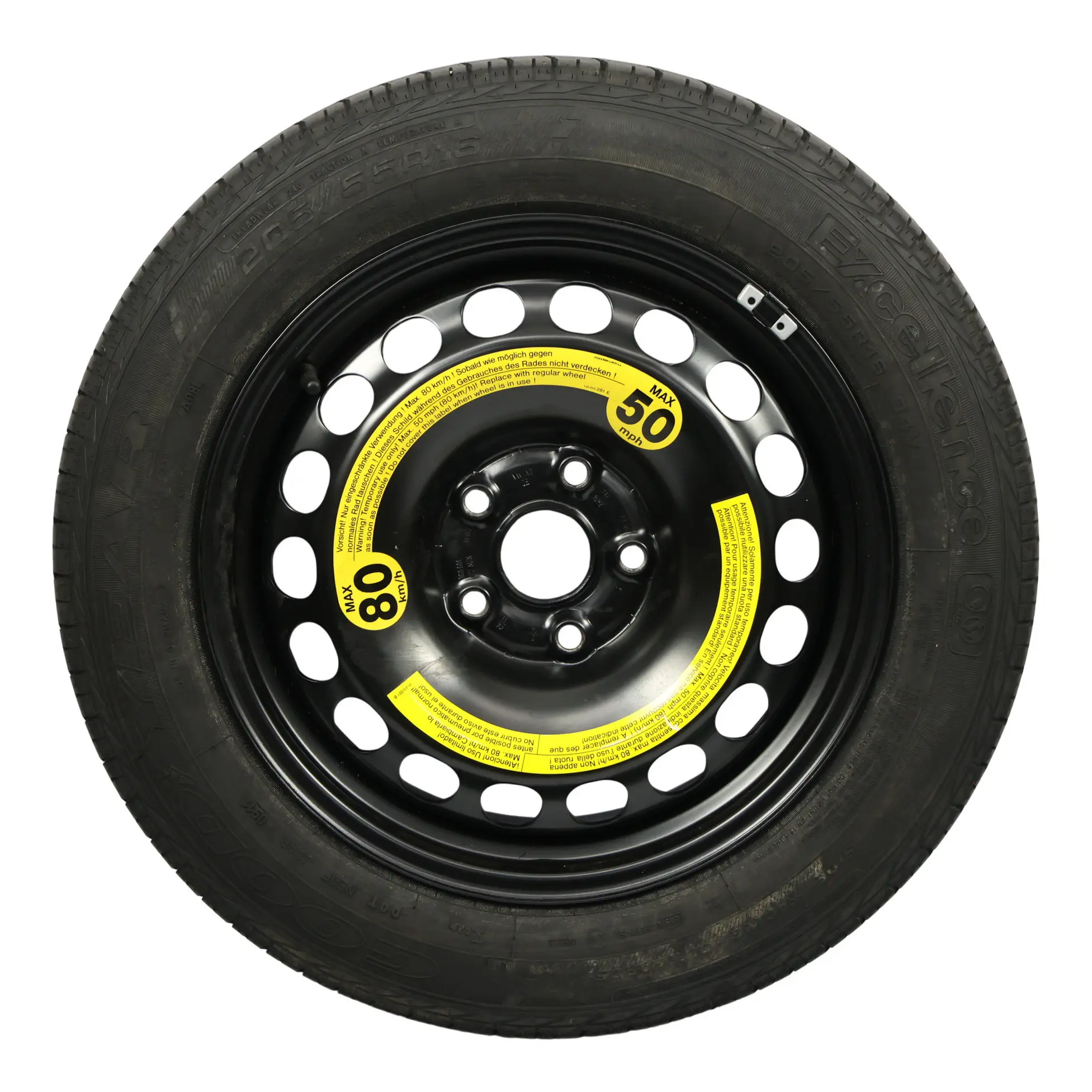 Volkswagen Passat B6 Ersatz Stahlfelge R16 ET45 6J Goodyear Reifen 3C0601027M