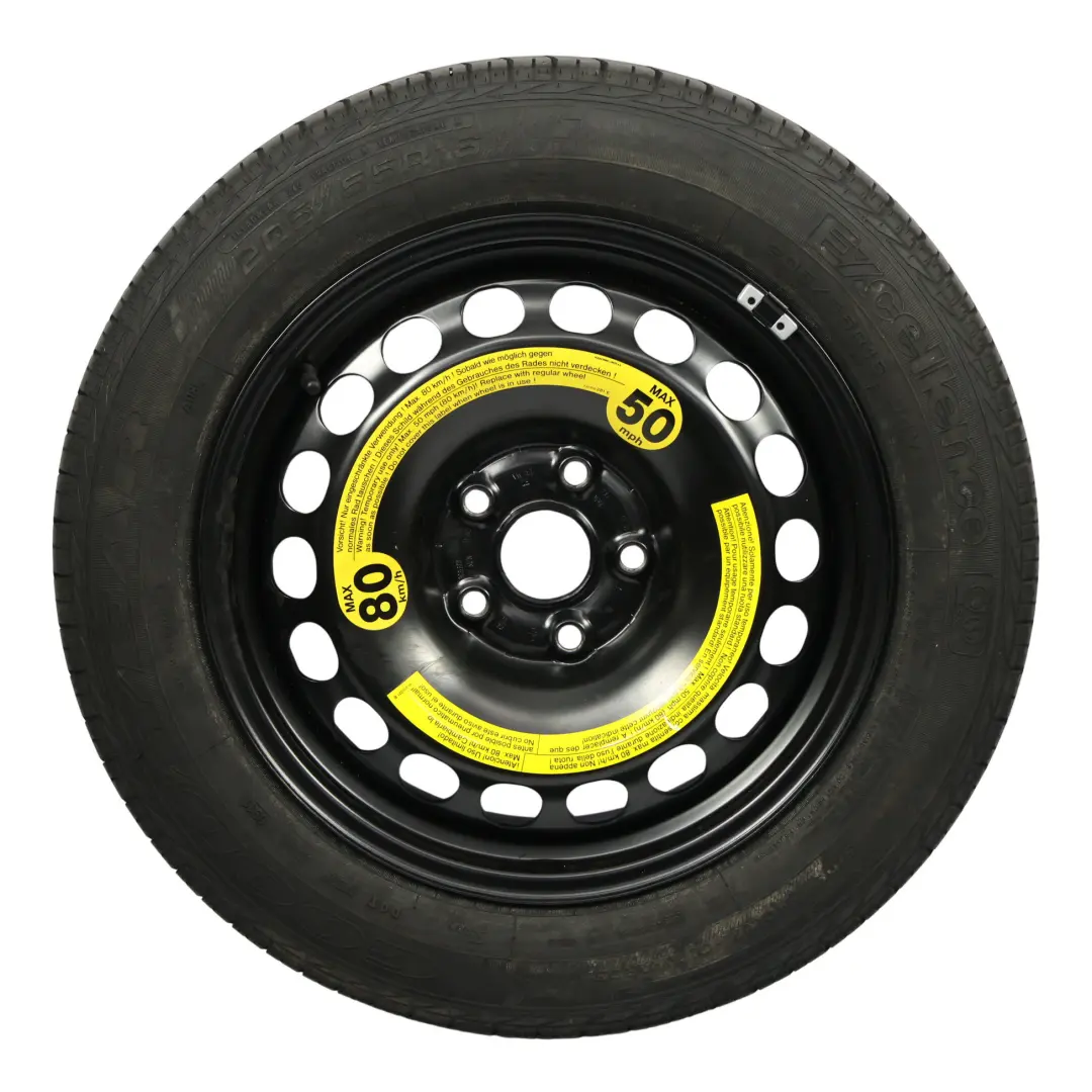 Spare Steel Wheel R16 ET45 6J Goodyear Tyre 205/55 94V to VW Passat B6 with Part number 3C0601027M VW Passat B6 Spare Steel Wheel R16 ET45 6J Goodyear Tyre 205/55 94V - SKU 3C0601027M-1 - Part number 3C0601027M