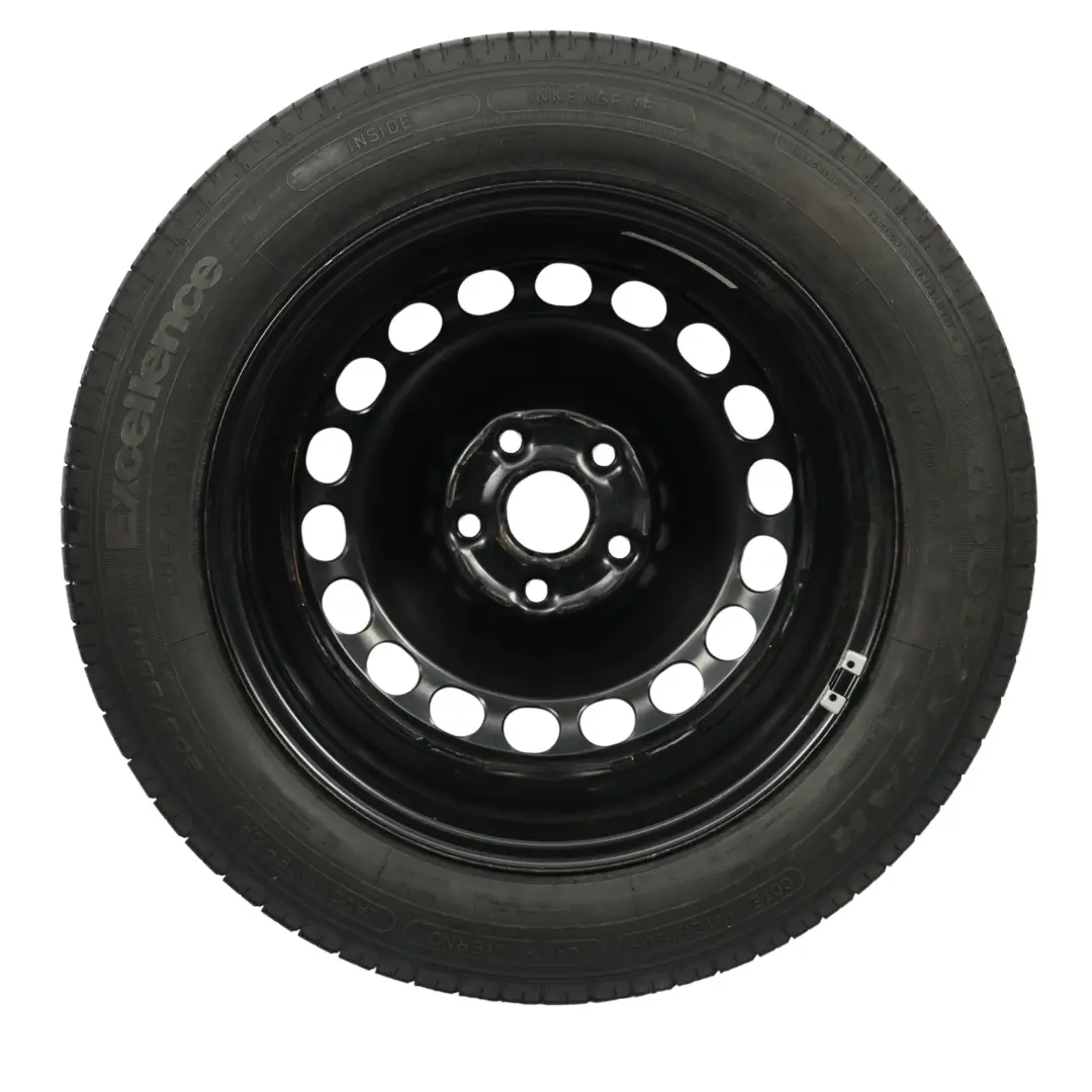 VW Passat B6 Spare Steel Wheel R16 ET45 6J Goodyear Tyre 205/55 94V - SKU 3C0601027M-1 - Part number 3C0601027M