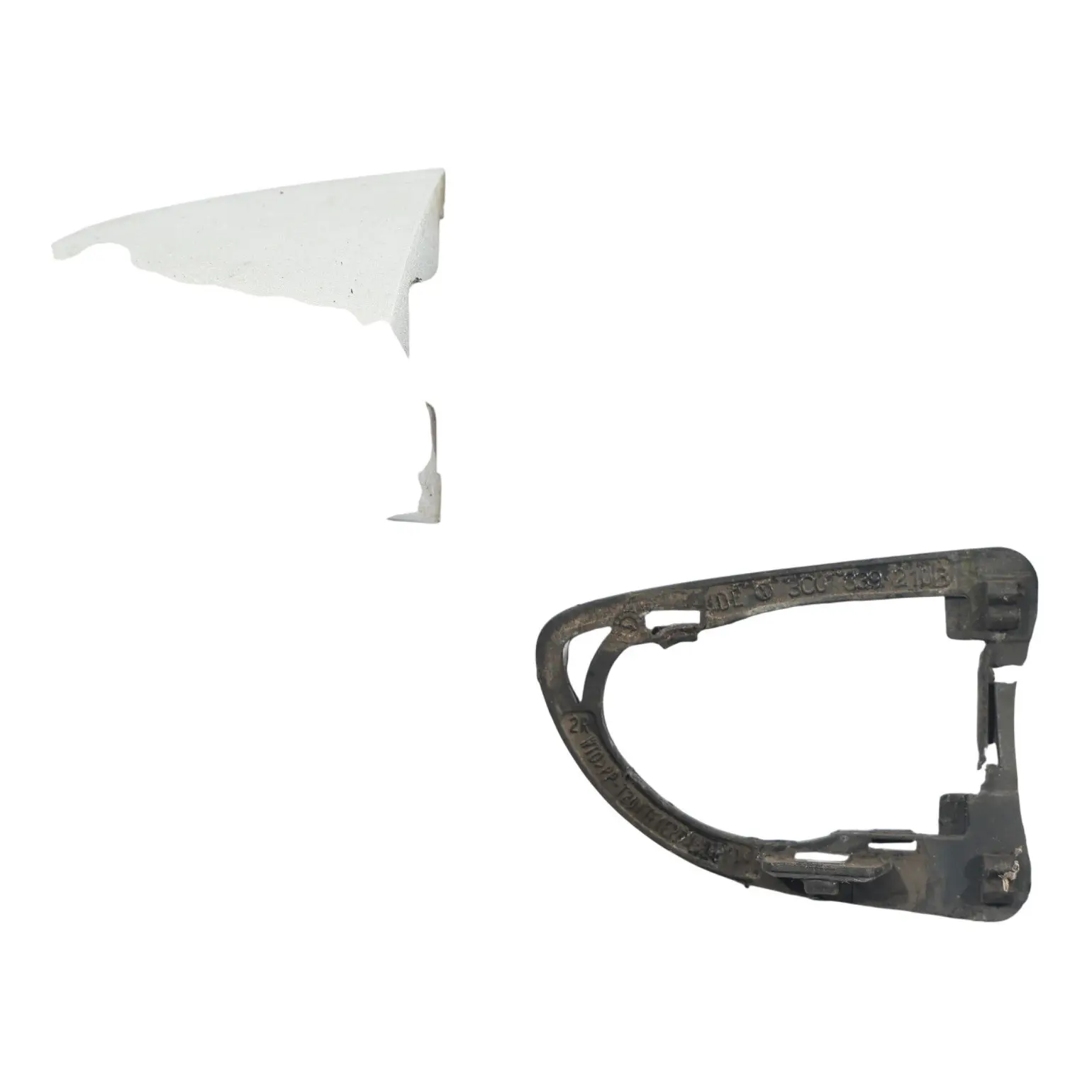 VW Passat CC Zaślepka Klamki Przedni Tylny Prawy Srebrny Reflex 3C0837880