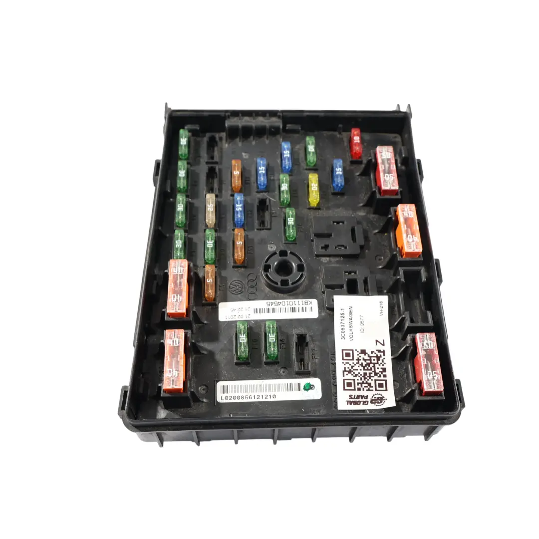 Volkswagen Passat B6 Sharan 7N Boîtier Fusibles Module - SKU 3C0937125-1 - Numéro de pièce 3C0937125