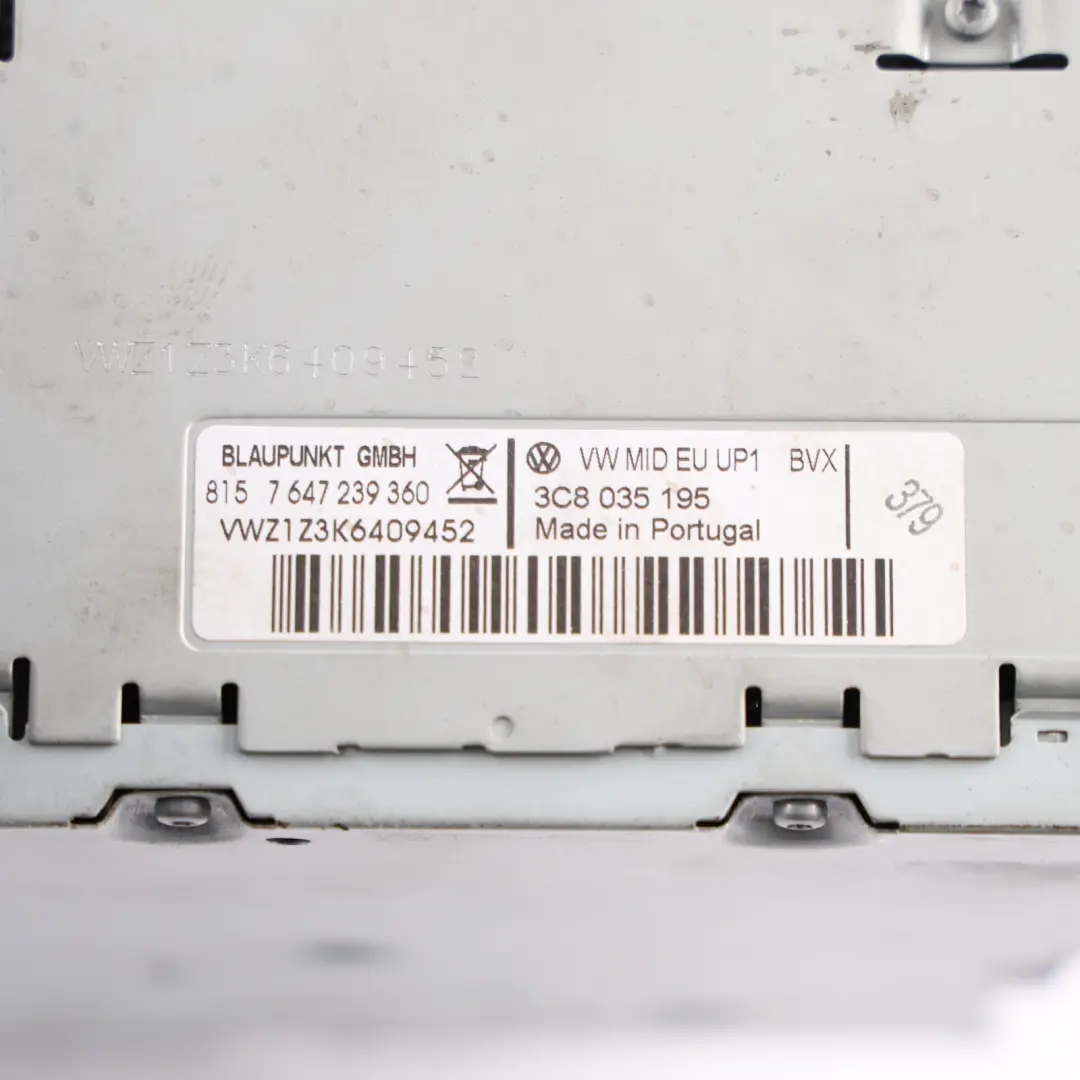 Volkswagen Tiguan 5N Scirocco Mk3 Radio Head Unit Media CD Player - SKU 3C8035195-1 - Part number 3C8035195