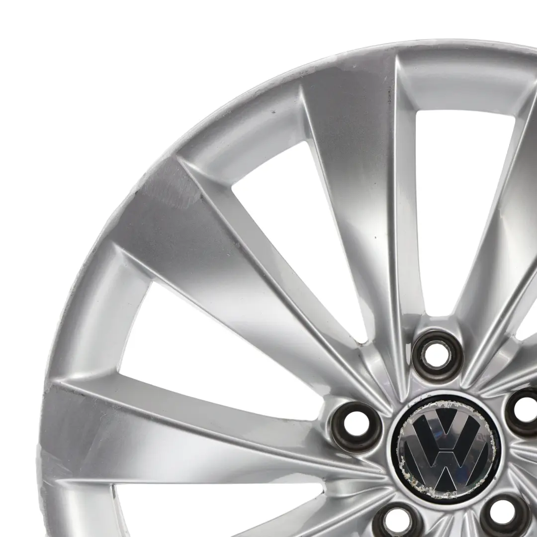 Volkswagen Scirocco Mk3 Silberne Leichtmetallfelge 18" 8J ET:41 - SKU 3C8601025D-11 - Teilenummer 3C8601025D