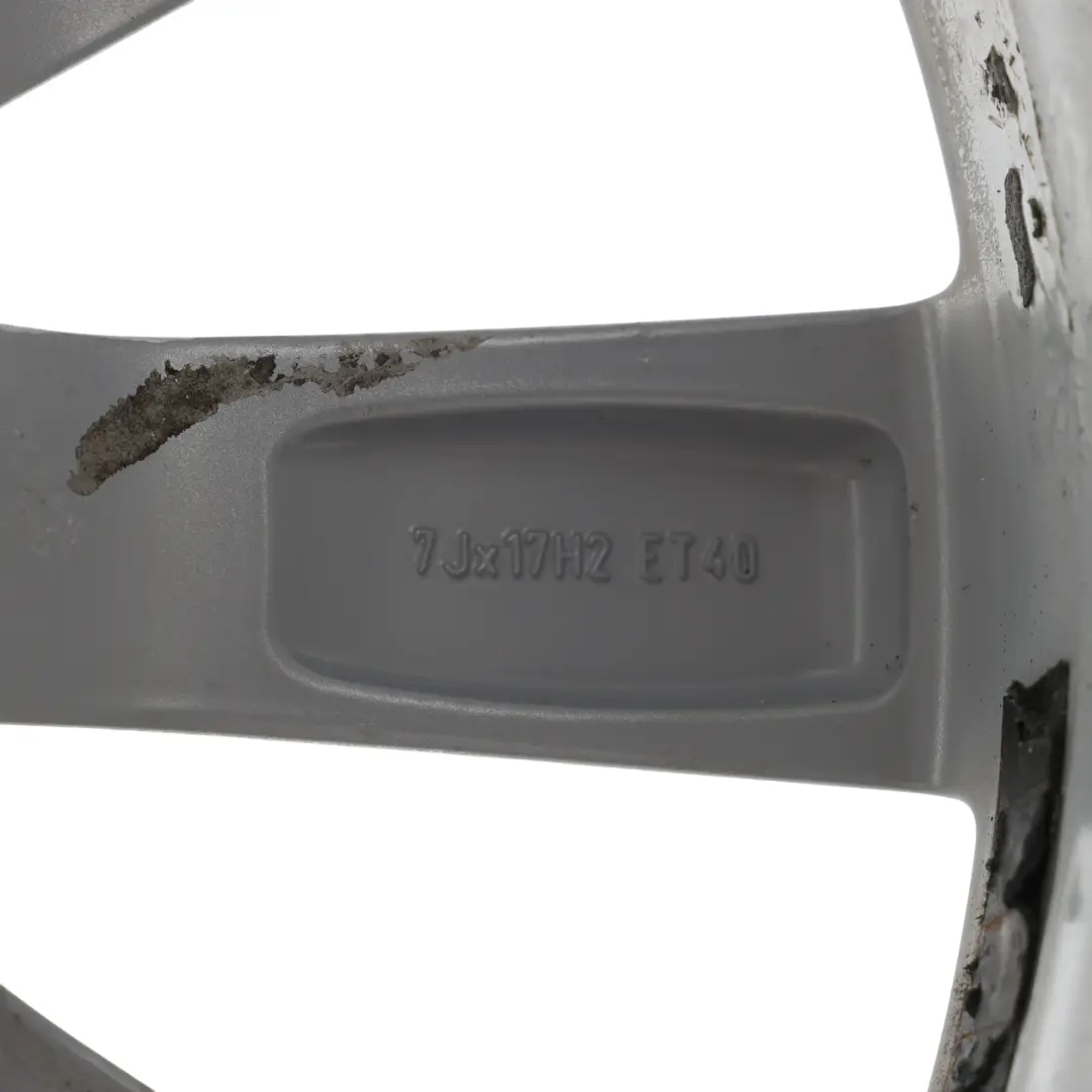 VW Volkswagen Passat B8 17" Alloy Wheel Silver 7.0J ET40 5X112 - SKU 3G0601025D-1 - Part number 3G0601025D