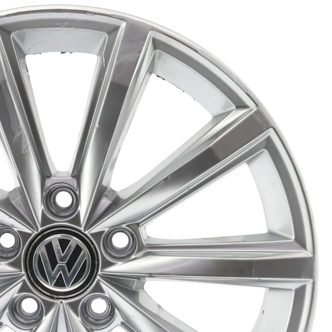 VW Volkswagen Passat B8 Alloy Wheel Rim Silver 17" 7.0J ET:40 5X112 - SKU 3G0601025D-3 - Part number 3G0601025D