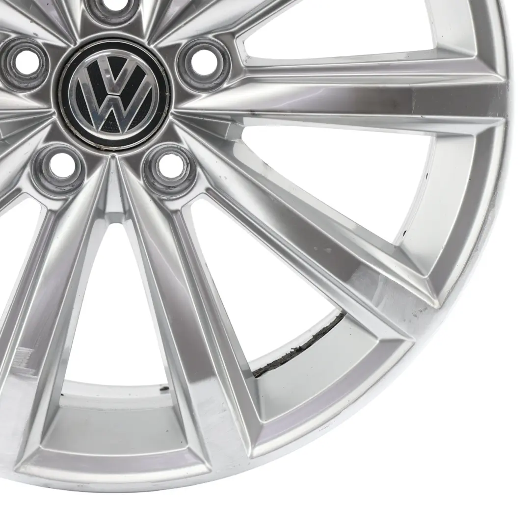 VW Passat B8 Felga Aluminiowa Srebrna 17" 7.0J ET:40 5X112 - SKU 3G0601025D-3 - Numer Części 3G0601025D