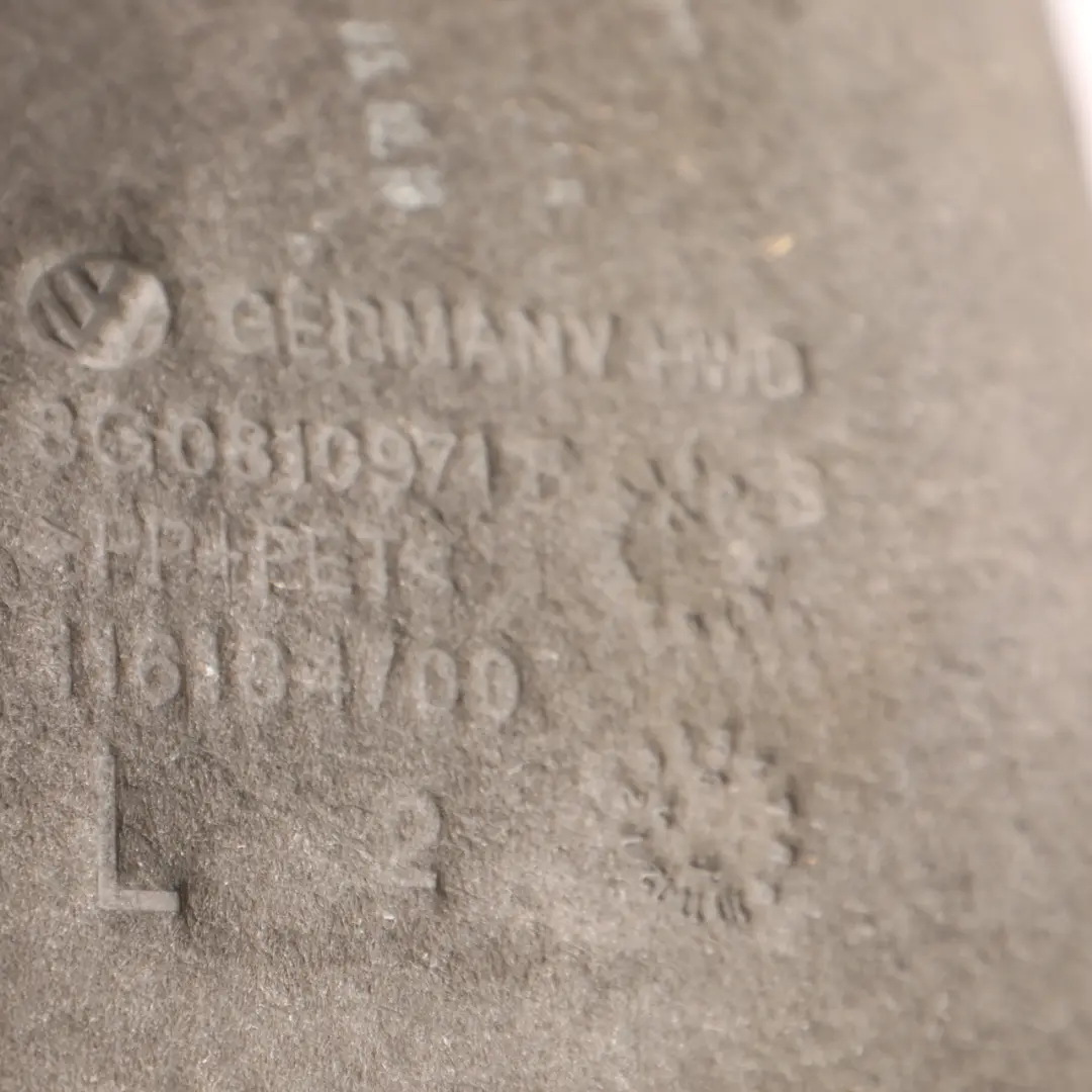 Arch Liner Splash Guard Left N/S to VW Volkswagen Passat B8 Rear Wheel with Part number 3G0810971F VW Volkswagen Passat B8 Rear Wheel Arch Liner Splash Guard Left N/S - SKU 3G0810971F - Part number 3G0810971F