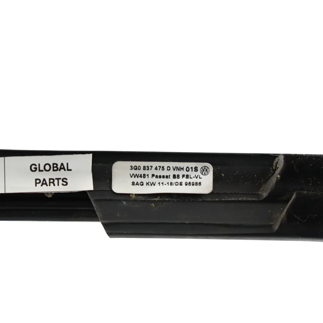 Volkswagen Passat B8 Baguette Vitre Porte Avant Extérieure Gauche - SKU 3G0837475D - Numéro de pièce 3G0837475D