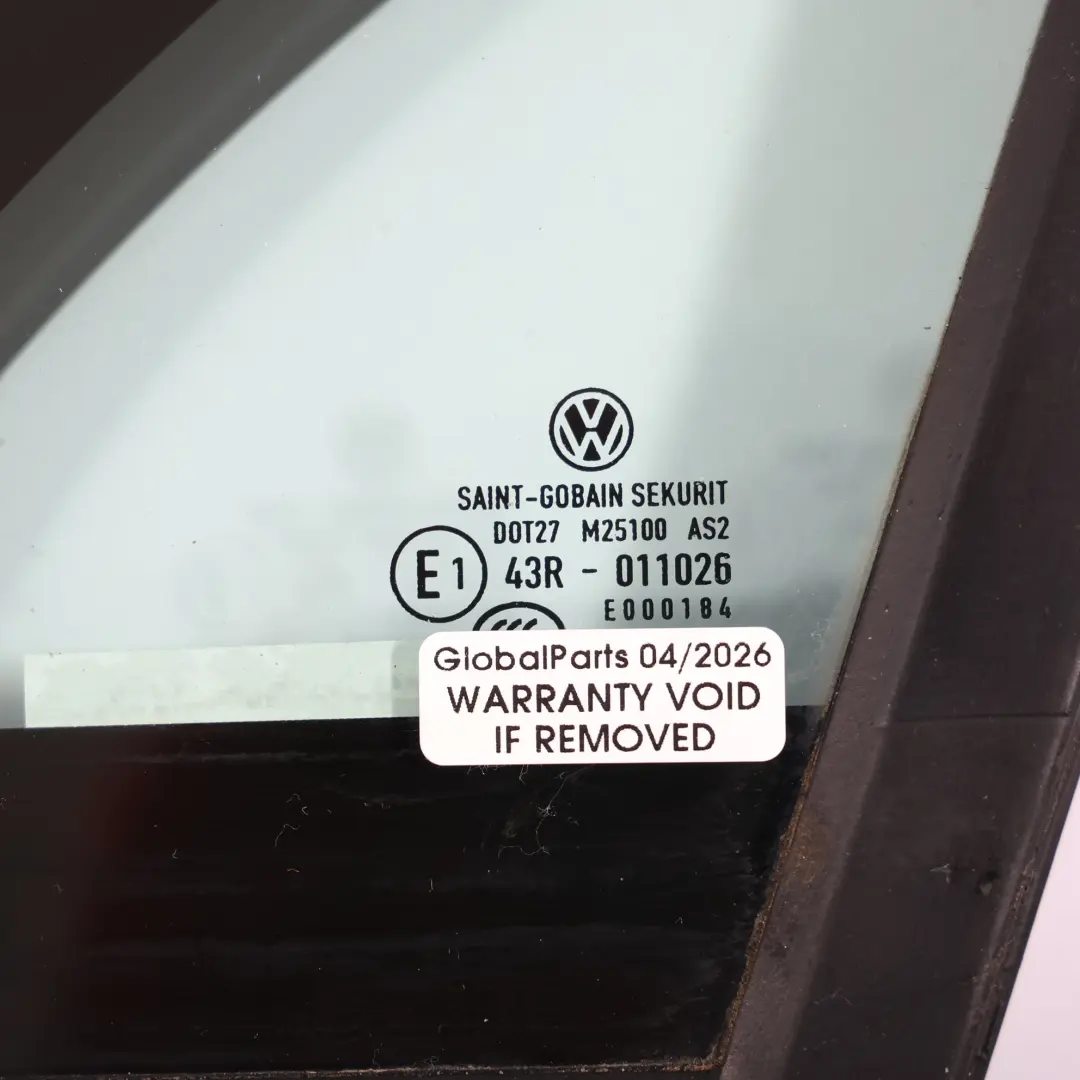 Cristal Triangular Puerta Delantero Izquierdo para Volkswagen Passat B8 con número de pieza 3G0845113F Volkswagen Passat B8 Cristal Triangular Puerta Delantero Izquierdo - SKU 3G0845113F - Número de pieza 3G0845113F
