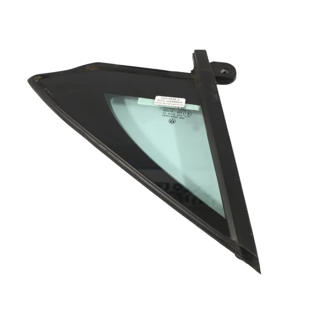 Volkswagen Passat B8 Quarter Window Glass Front Right O/S AS2 - SKU 3G0845114F - Part number 3G0845114F