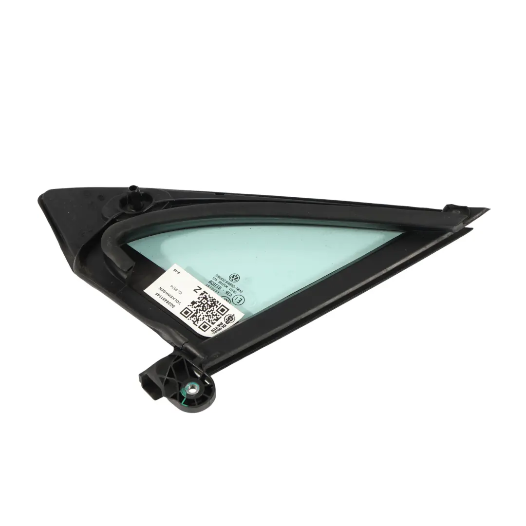 Quarter Window Glass Front Right O/S AS2 to Volkswagen Passat B8 with Part number 3G0845114F Volkswagen Passat B8 Quarter Window Glass Front Right O/S AS2 - SKU 3G0845114F - Part number 3G0845114F