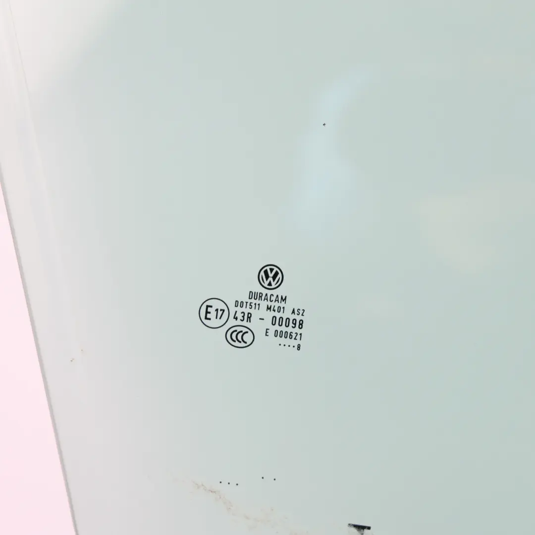 VW Volkswagen Passat B8 Door Window Glass Front Right O/S AS2 Green - SKU 3G0845202 - Part number 3G0845202