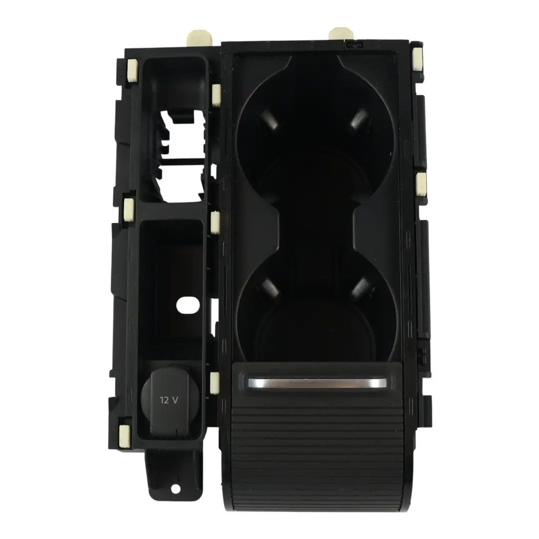 VW Passat B8 Centre Console Cup Holder Storage Tray 12V Outlet - SKU 3G0862531H - Part number 3G0862531H