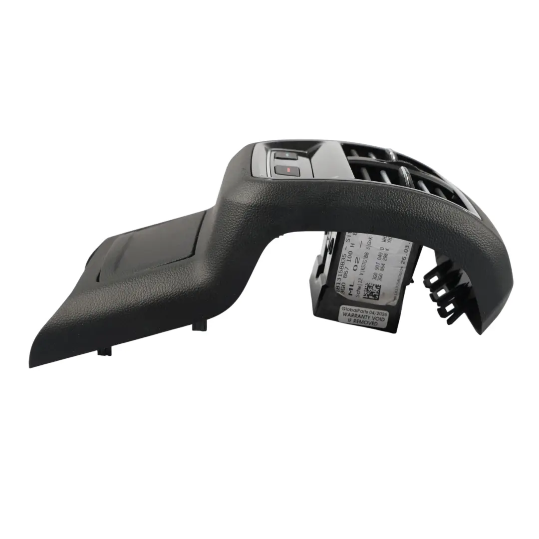 Volkswagen Passat B8 3G Mittelkonsole Hinten Lüftungsgitter Panel - SKU 3G0864298K - Teilenummer 3G0864298K