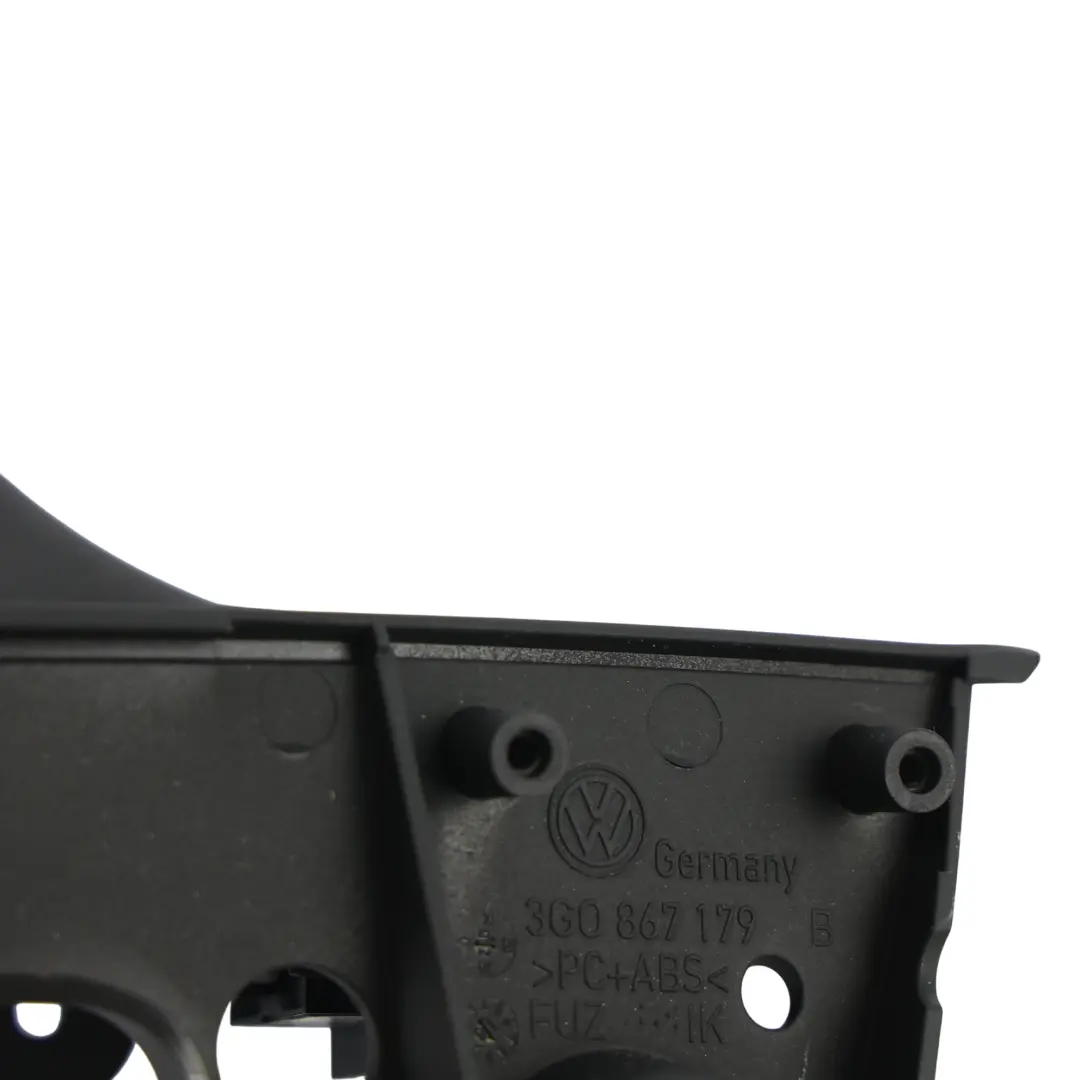 VW Passat B8 Rear Door Handle Armrest Interior Cover Black Left N/S - SKU 3G0867179B - Part number 3G0867179B