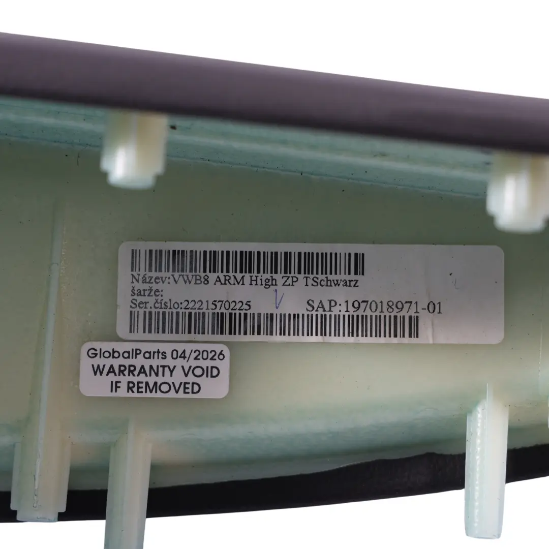 Volkswagen Passat B8 3G Pokrywa Podłokietnika Tylna Prawa Czarna - SKU 3G0867364A - Numer Części 3G0867364A