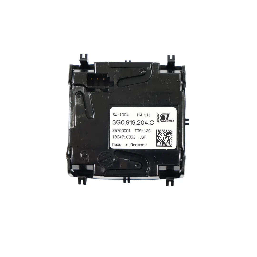 Volkswagen Passat B8 Horloge Analogique Tableau de Bord Intérieur - SKU 3G0919204C - Numéro de pièce 3G0919204C