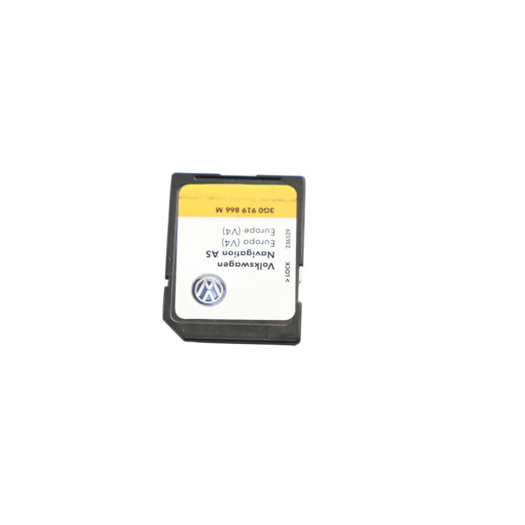 Volkswagen Discover Media Navigation GPS Map SD Card Europe V4 - SKU 3G0919866M - Part number 3G0919866M