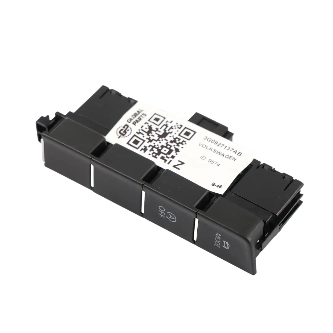 Volkswagen VW Passat B8 Drive Mode Auto ON Switch Unit Button - SKU 3G0927137AB - Part number 3G0927137AB