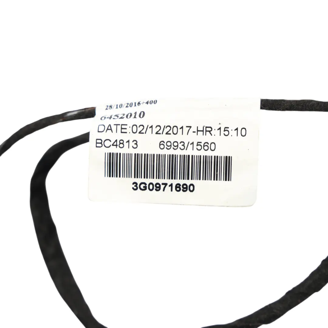 Cableado Puerta Trasera Derecha para Volkswagen Passat B8 con número de pieza 3G0971690 Volkswagen Passat B8 Cableado Puerta Trasera Derecha - SKU 3G0971690 - Número de pieza 3G0971690