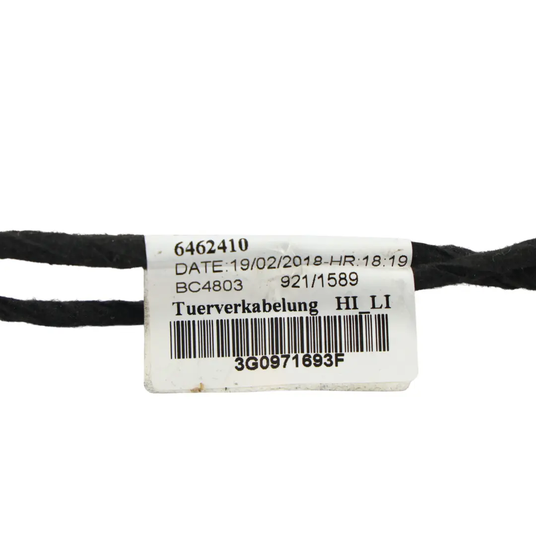 Faisceau Câblage Porte Arrière Gauche pour Volkswagen Passat B8 à propos du numéro de pièce 3G0971693F Volkswagen Passat B8 Faisceau Câblage Porte Arrière Gauche - SKU 3G0971693F - Numéro de pièce 3G0971693F