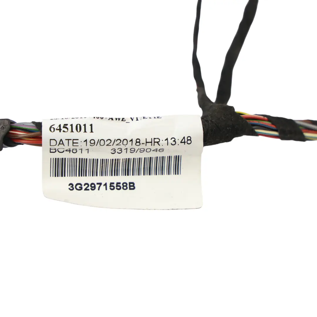Front Door Wiring Loom Driver's Side O/S to Volkswagen Passat B8 with Part number 3G2971558B Volkswagen Passat B8 Front Door Wiring Loom Driver's Side O/S - SKU RHD-3G2971558B - Part number 3G2971558B