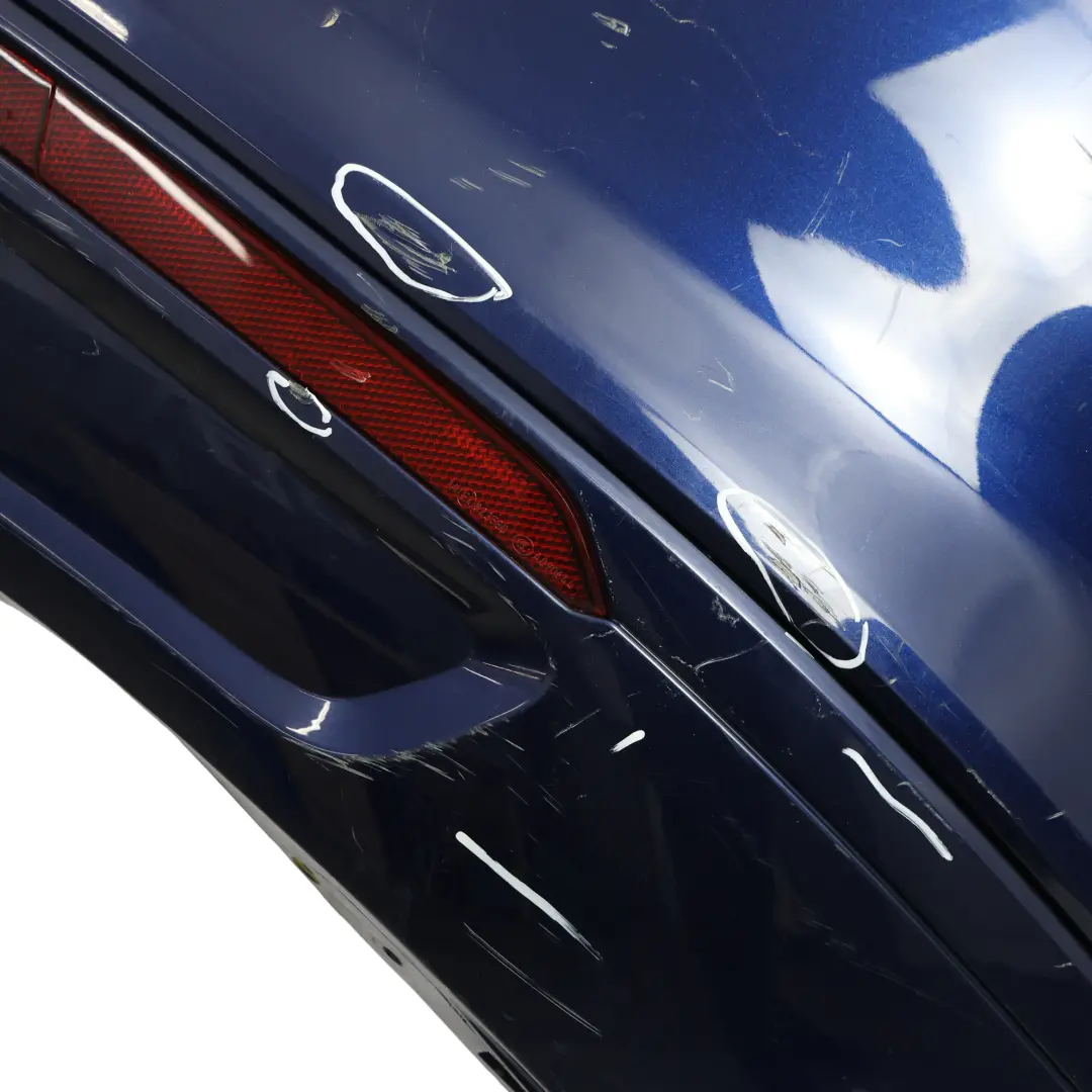 VW Passat B8 Sedan Zderzak Tylny Atlantic Blue Niebieski Metalik - C5B - SKU 3G5807417-ATLB - Numer Części 3G5807417