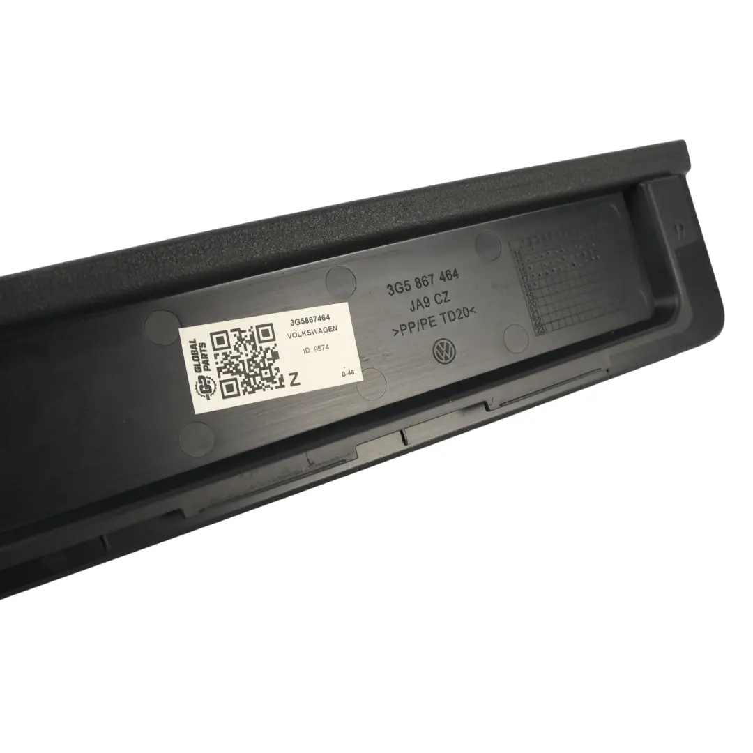 Kofferraum Verkleidung Abdeckung Panel Rechts für Volkswagen Passat B8 mit Teilenummer 3G5867464 Volkswagen Passat B8 Kofferraum Verkleidung Abdeckung Panel Rechts - SKU 3G5867464 - Teilenummer 3G5867464