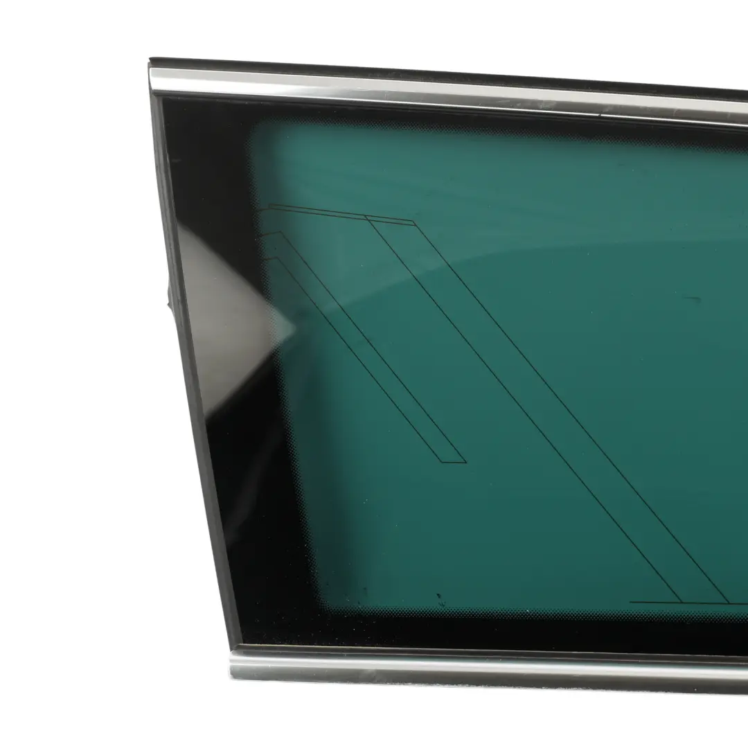 Quarter Side Glass Rear Left N/S to Volkswagen Passat B8 Estate with Part number 3G9845297CJ Volkswagen Passat B8 Estate Quarter Side Glass Rear Left N/S - SKU 3G9845297CJ - Part number 3G9845297CJ