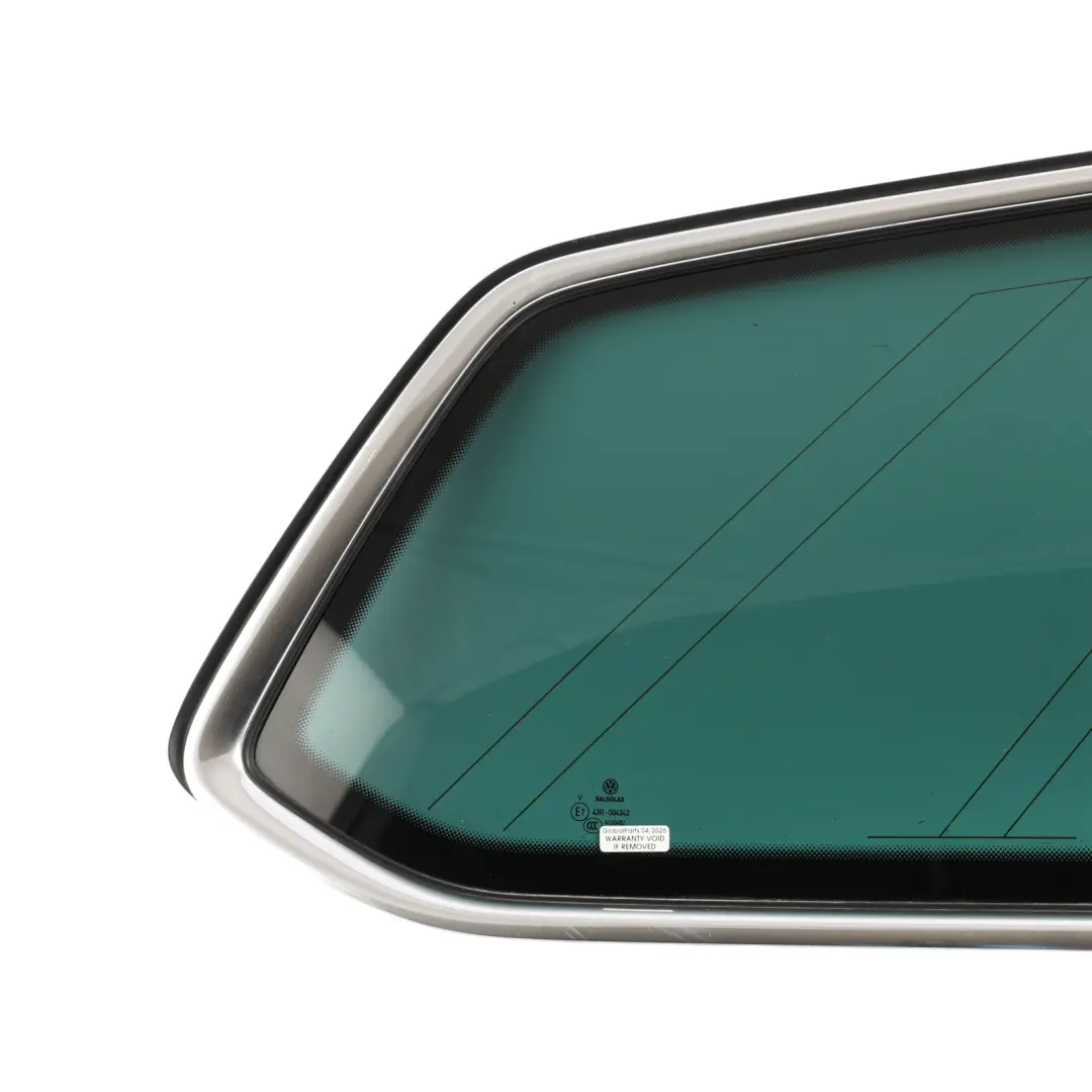 Quarter Side Glass Rear Right O/S to Volkswagen Passat B8 Estate with Part number 3G9845298CJ Volkswagen Passat B8 Estate Quarter Side Glass Rear Right O/S - SKU 3G9845298CJ - Part number 3G9845298CJ
