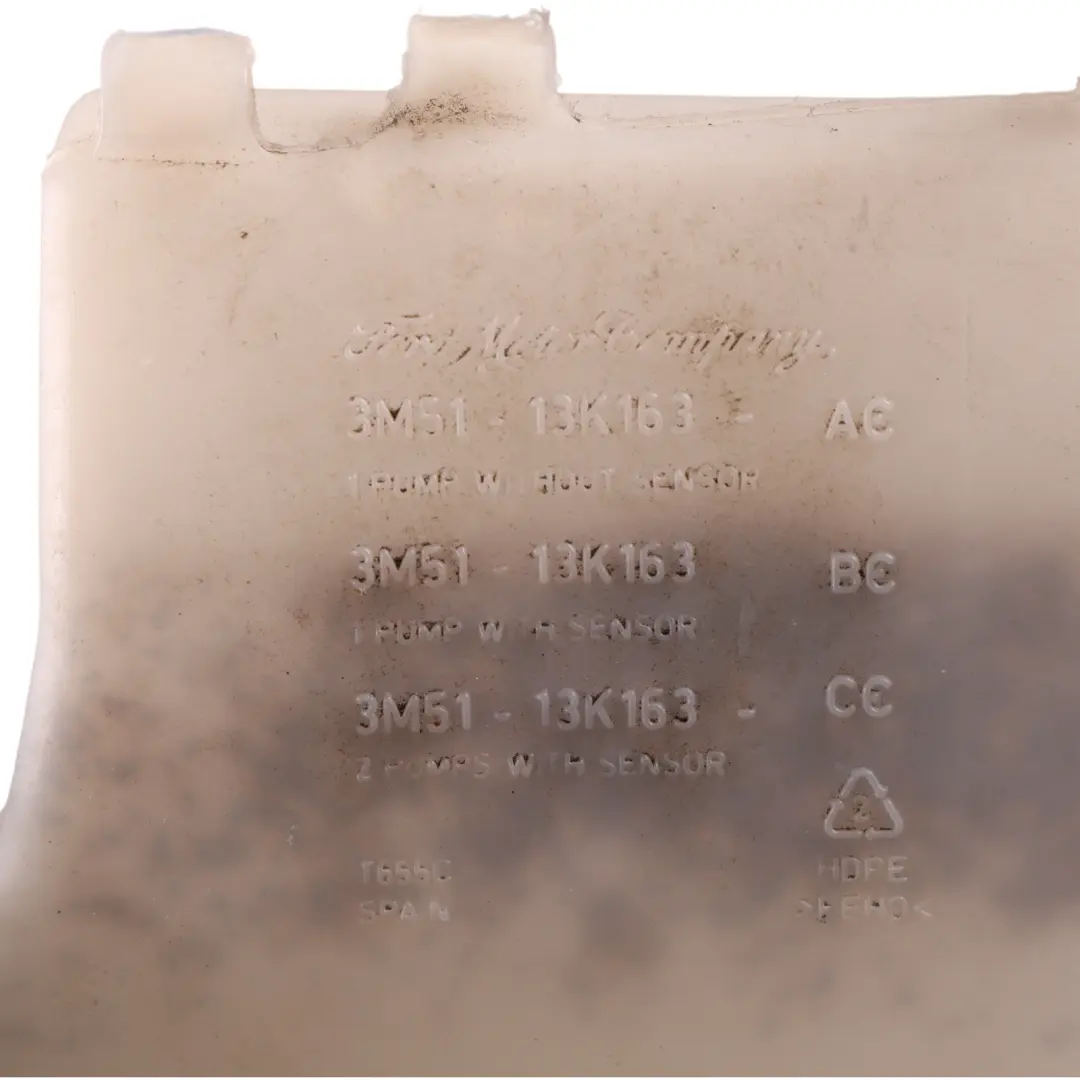 MK1 Depósito Lavaparabrisas para Ford Kuga con número de pieza 3M51-13K163-AC Ford Kuga MK1 Depósito Lavaparabrisas - SKU 3M51-13K163-AC - Número de pieza 3M51-13K163-AC