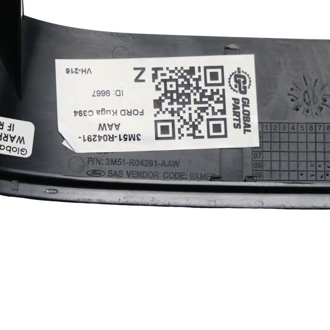 Ford Kuga C394 Steering Column Cowling Trim Cover Surround - SKU 3M51-R04291-AAW - Part number 3M51-R04291-AAW