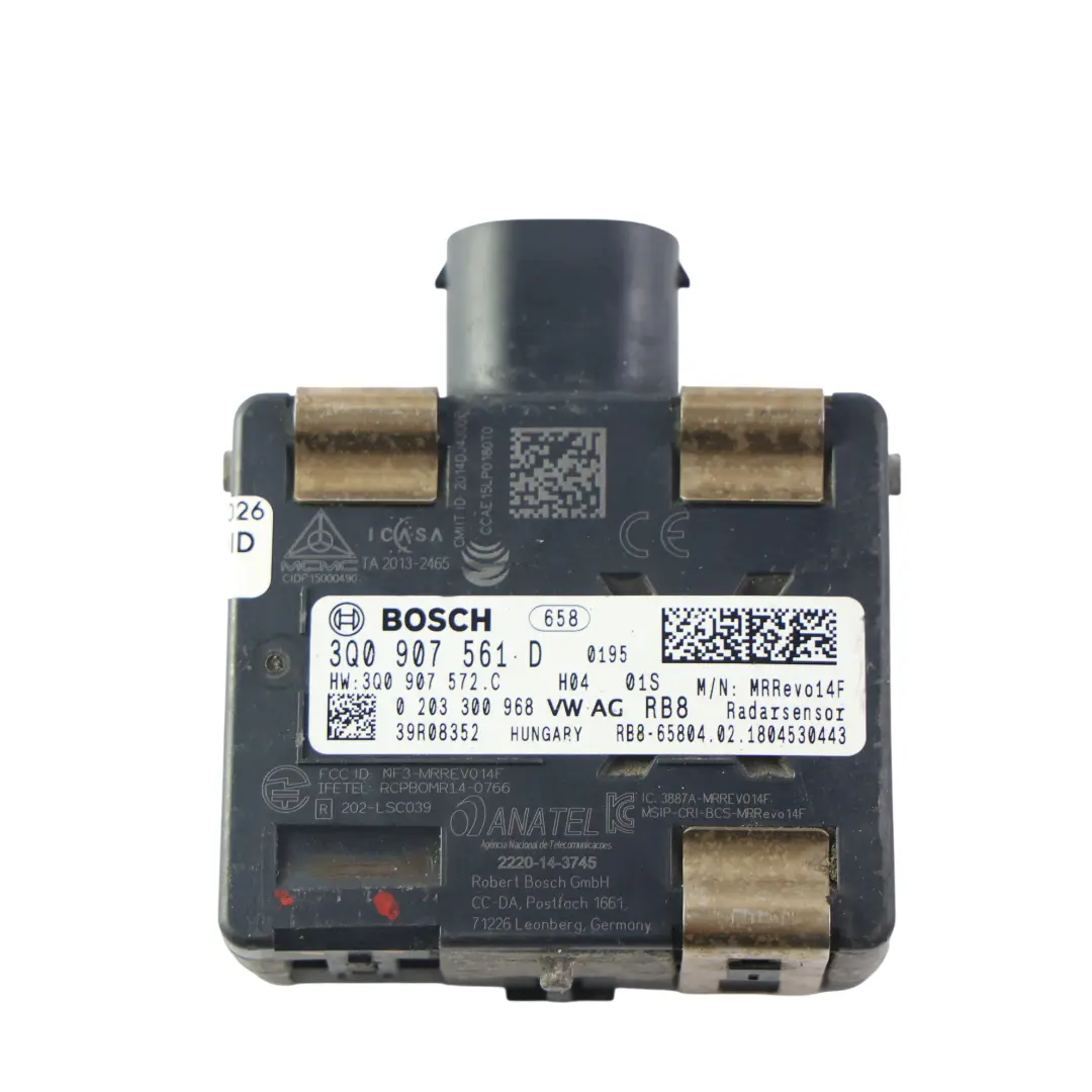 Volkswagen Passat B8 Radar Czujnik Odległości Sterownik ECU - SKU 3Q0907561D-1 - Numer Części 3Q0907561D