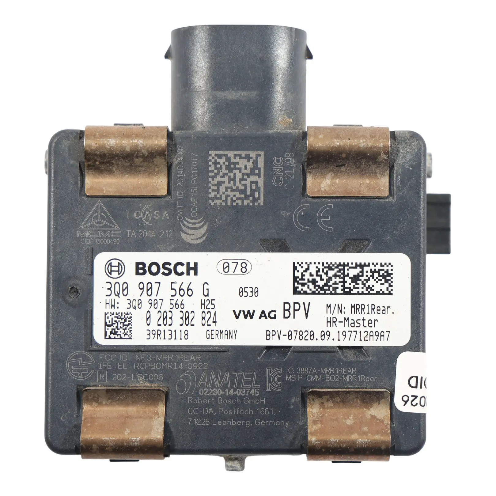 Audi Q3 F3 Sensor Radar Trasero Asistente Carril Punto Ciego Derecho 3Q0907566G