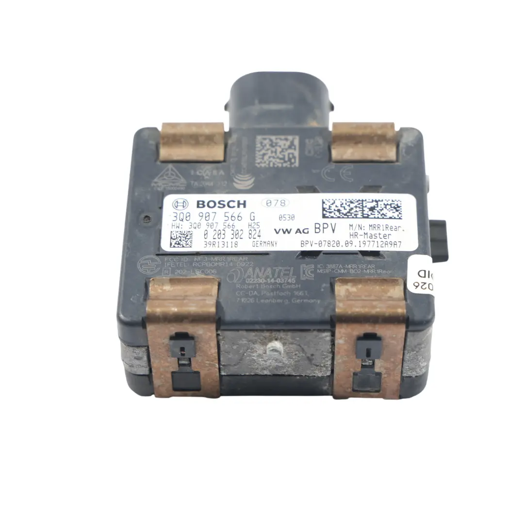 Sensor Radar Trasero Asistente Carril Punto Ciego Derecho para Audi Q3 F3 con número de pieza 3Q0907566G Audi Q3 F3 Sensor Radar Trasero Asistente Carril Punto Ciego Derecho - SKU 3Q0907566G - Número de pieza 3Q0907566G