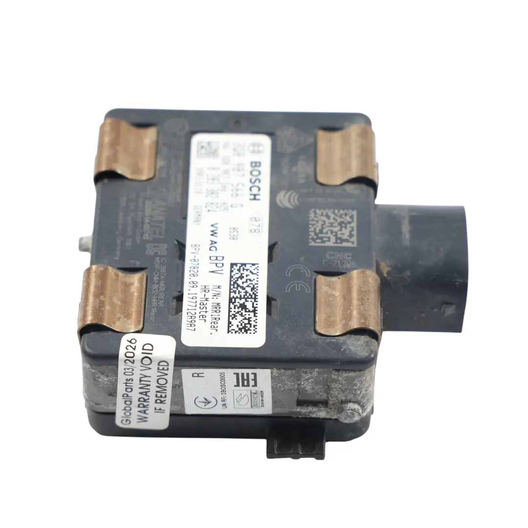 Audi Q3 F3 Hinten Radar Sensor Spurhalte Toter Winkel Rechts - SKU 3Q0907566G - Teilenummer 3Q0907566G