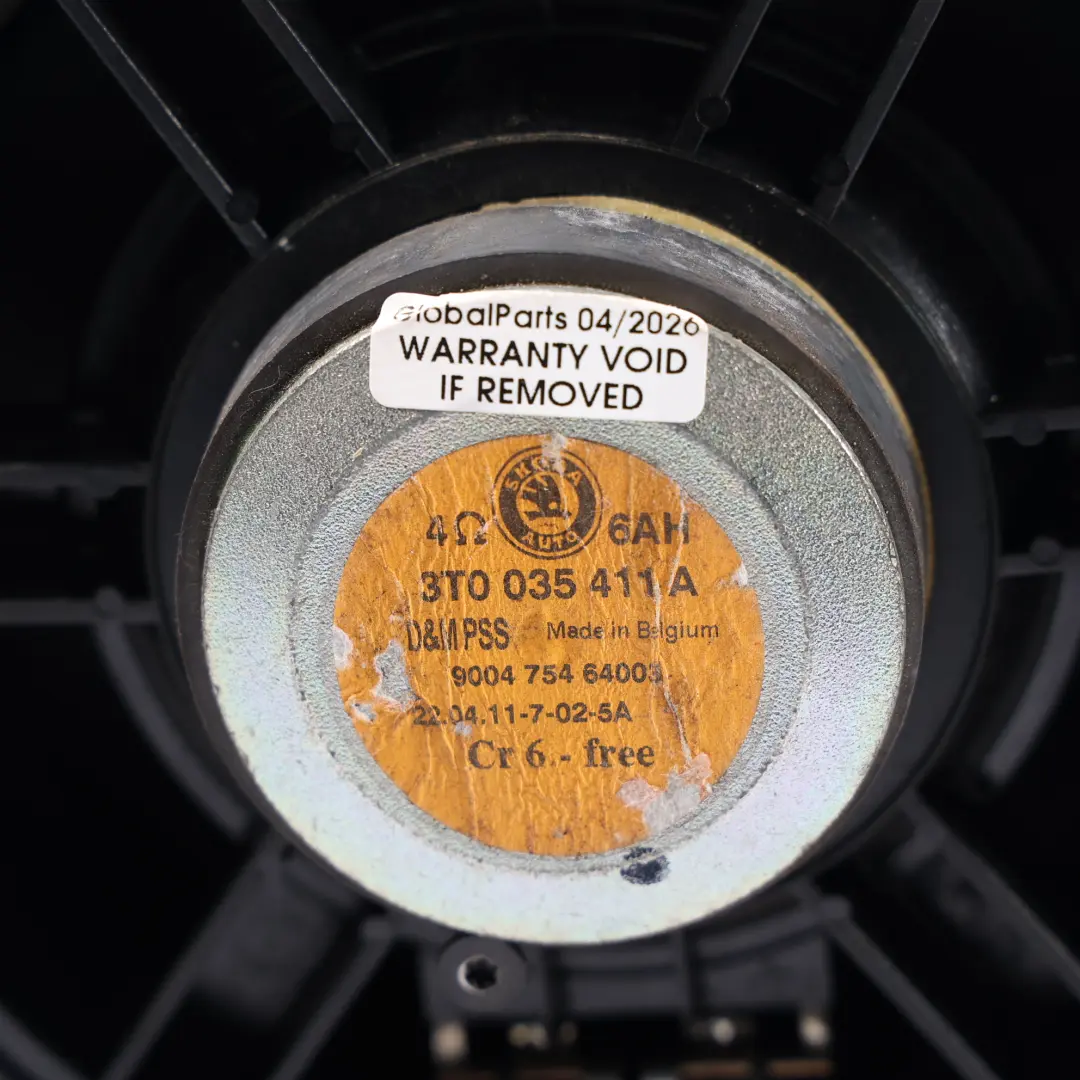 Skoda Superb B6 3T Door Speaker Front Rear Left Right N/O/S - SKU 3T0035411A - Part number 3T0035411A