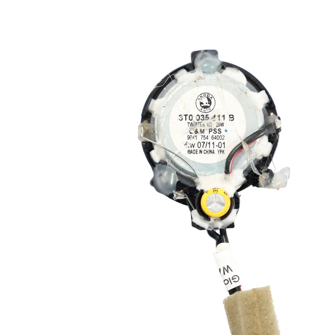 Altoparlante Acuti Porta Anteriore Sinistro Destro per Skoda Superb B6 con numero di parte 3T0035411B Skoda Superb B6 Altoparlante Acuti Porta Anteriore Sinistro Destro - SKU 3T0035411B - Numero di parte 3T0035411B