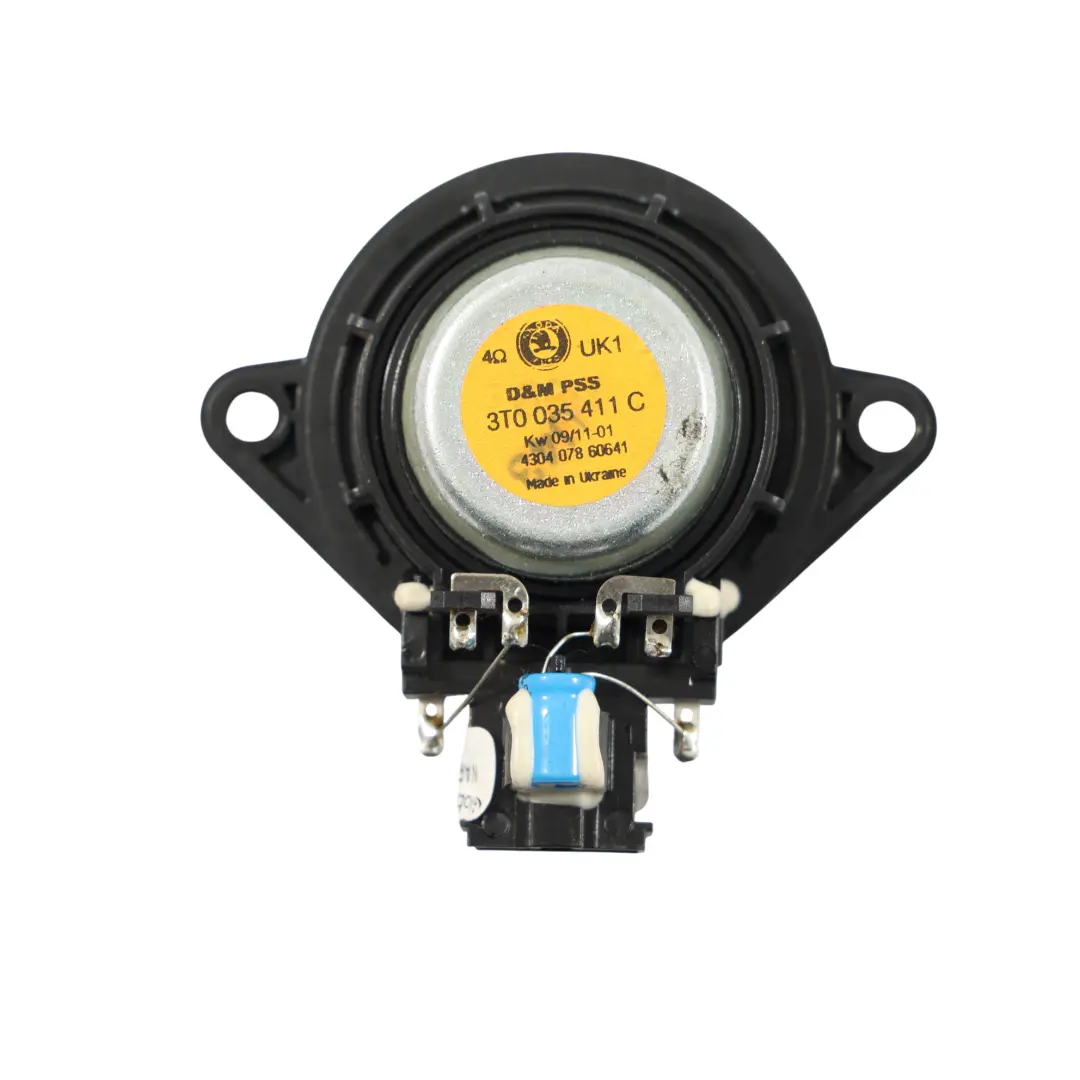 3T Door Speaker Mid Tone Treble Rear Left Right N/O/S to Skoda Superb B6 with Part number 3T0035411C Skoda Superb B6 3T Door Speaker Mid Tone Treble Rear Left Right N/O/S - SKU 3T0035411C - Part number 3T0035411C