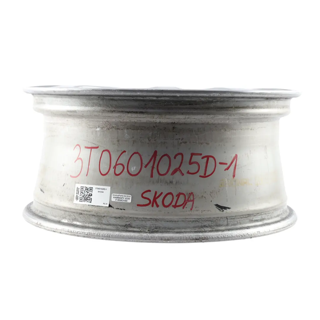 MK2 Felge Alu Silber 17" 7,5J ET:49 5 Doppelte Speiche für Skoda Superb mit Teilenummer 3T0601025D Skoda Superb MK2 Felge Alu Silber 17" 7,5J ET:49 5 Doppelte Speiche - SKU 3T0601025D-1 - Teilenummer 3T0601025D