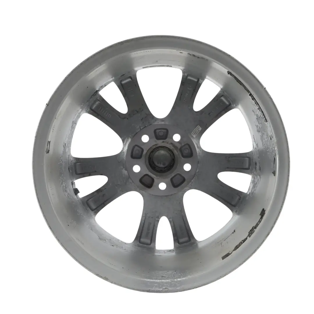 Skoda Superb Mk2 Jante Alliage Argent 17" 7,5J ET:49 5 Double Rayon - SKU 3T0601025D-1 - Numéro de pièce 3T0601025D