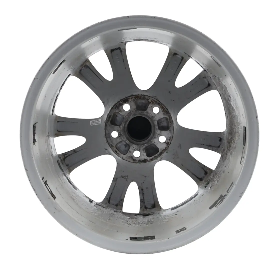 Skoda Superb MK2 Alu Felge Silber 17" 7,5J ET:49 5 Doppelte Speiche - SKU 3T0601025D-2 - Teilenummer 3T0601025D
