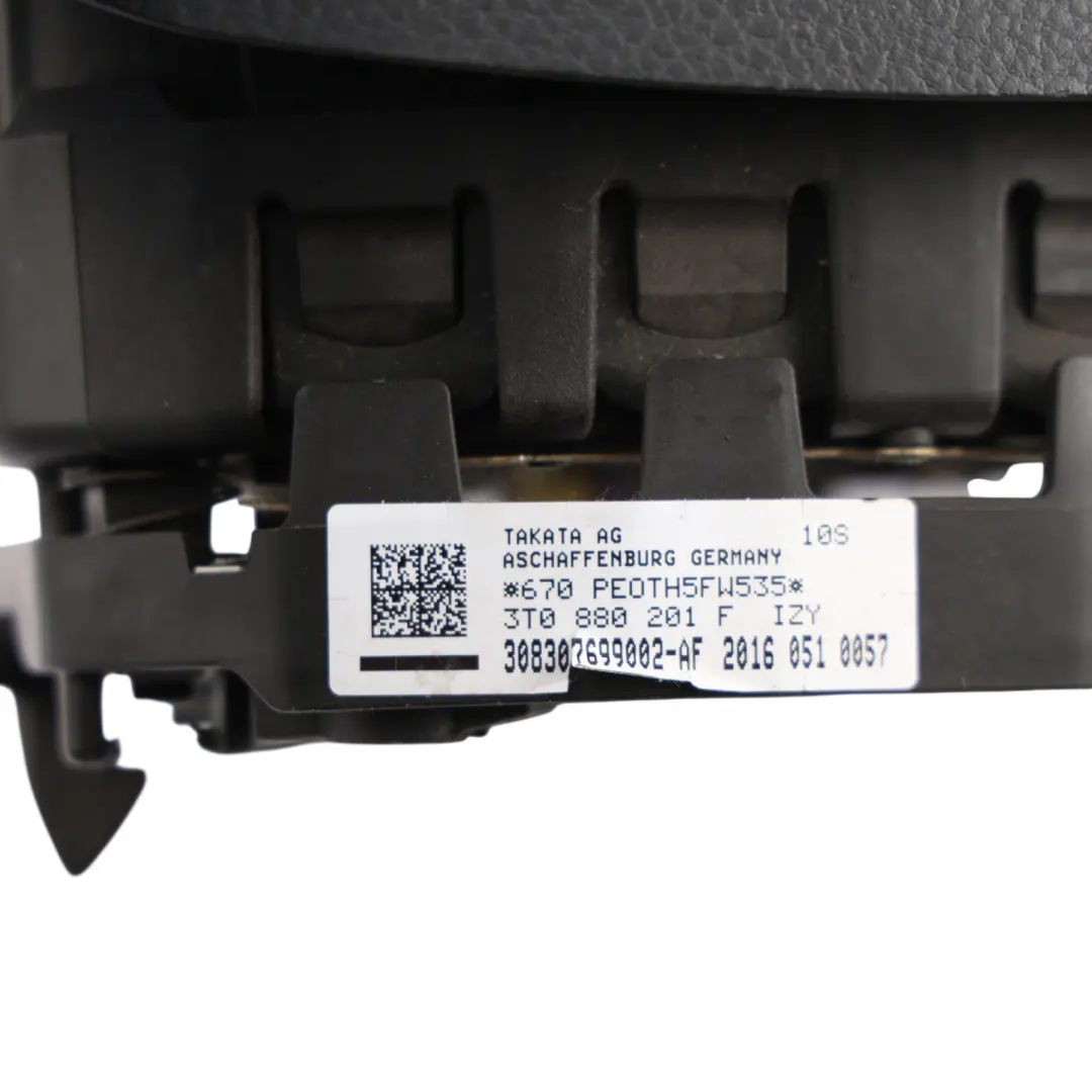 MK3 Steering Wheel Air Module Unit Black to Skoda Octavia with Part number 3T0880201F Skoda Octavia MK3 Steering Wheel Air Module Unit Black - SKU 3T0880201F - Part number 3T0880201F